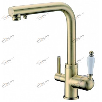 Zorg ZR 313 YF-50 Br Смеситель для кухни Zorg 305х265 мм 