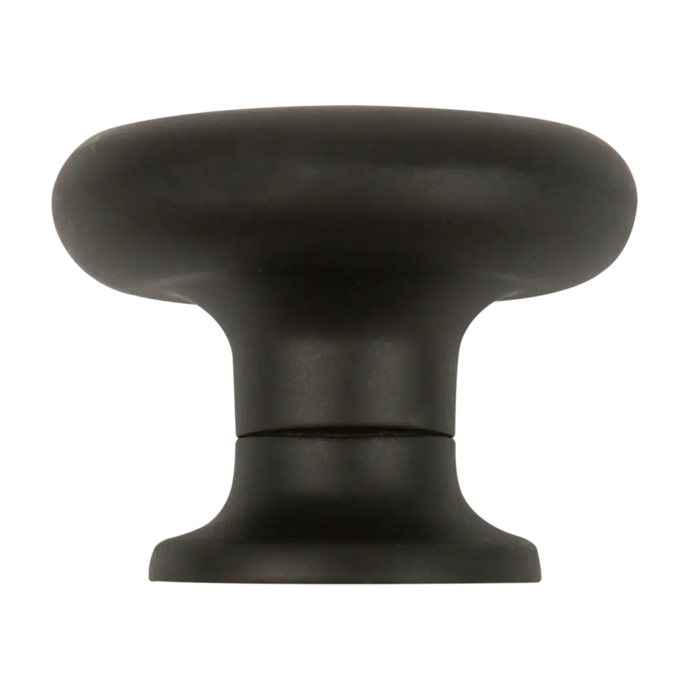 Мебельная ручка-кнопка 163 цвет матовый черный Jet STLM-2002825 - Вид №1