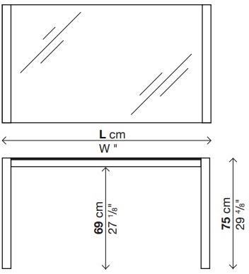Kristalia Раздвижной стол из алюминия и стекла Sushi sun-id-1395190 - Вид №4