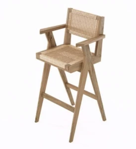 KARPENTER Стульчик для кормления с подлокотниками из веревки и дуба Tribute Tb10-o