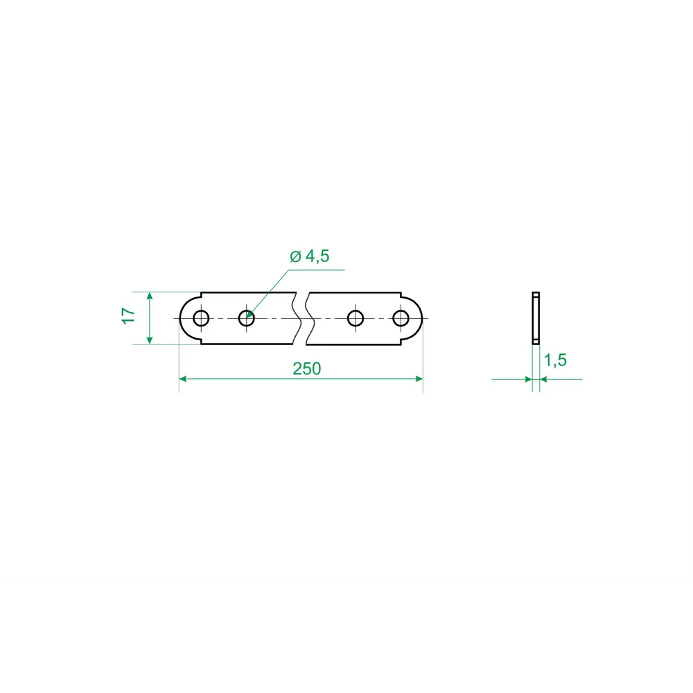 Santreyd Крепежная пластина для мебели 250 мм 84857757 STLM-0056237 - Вид №4