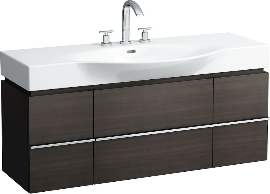 H4013020759991 Шкафчик под раковину, для раковин 811704, 812704, 2 выдвижных ящика с 2 дверцами, 2 стеклянные полки LAUFEN PRO - Вид №38