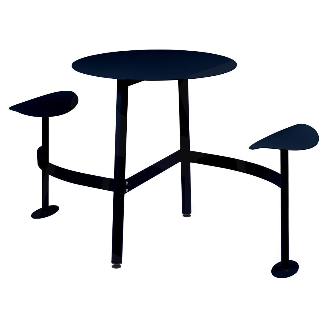 2-местный круглый модульный стол со встроенными сиденьями Fermob Bolder ARCH-00027979 - Вид №17
