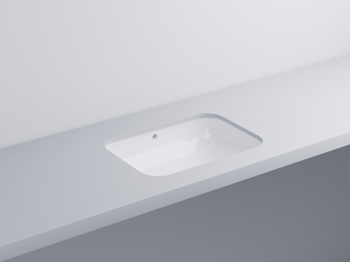 EJLASPR-BL Раковина Enjoy прямоугольная встроенная под столешницу cielo Enjoy + Amedeo Ceramica Cielo