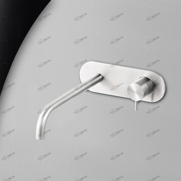 Смеситель для раковины сталь глянцевая Toki Radomonte TKI22L