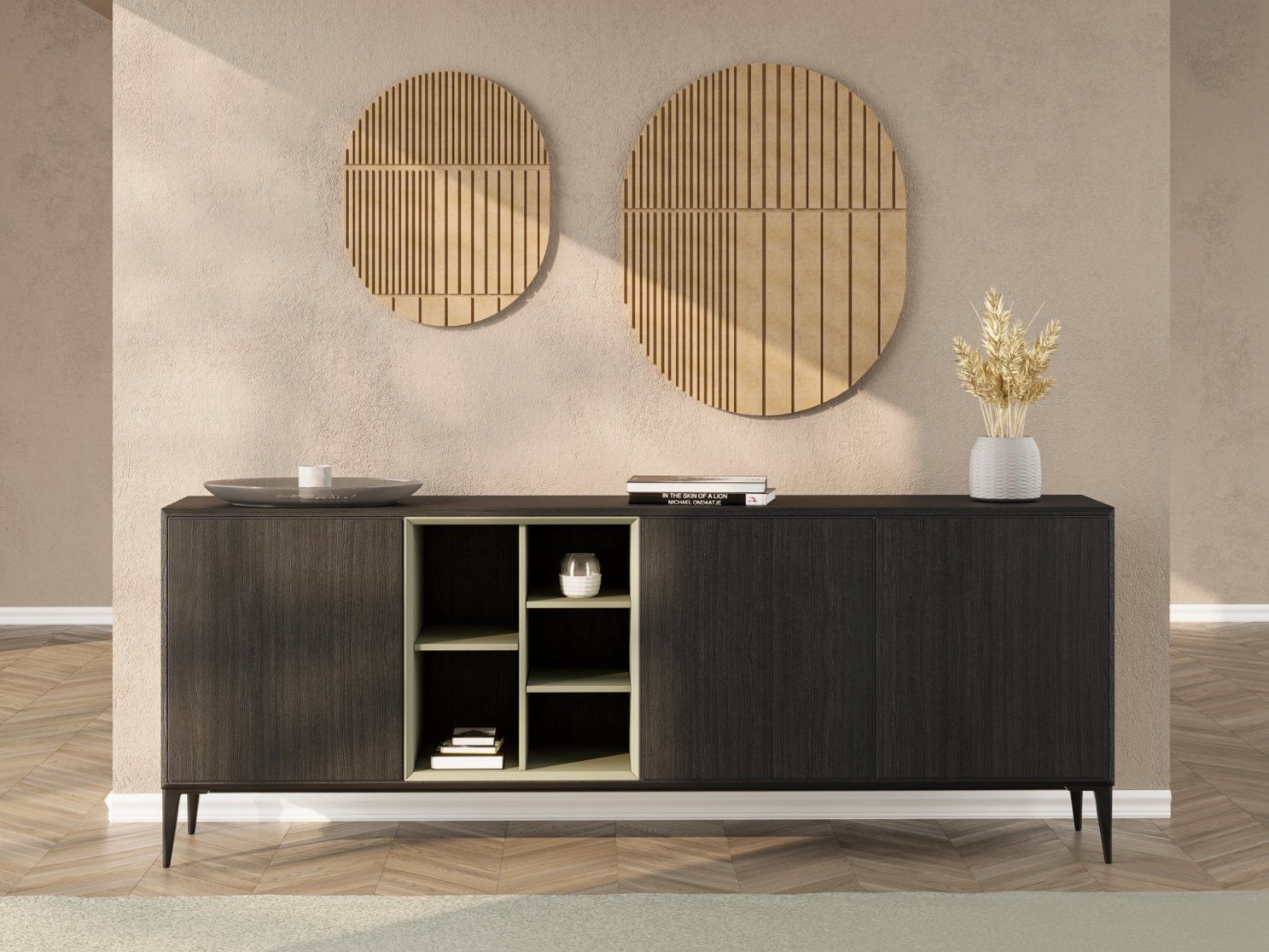 Деревянный офисный шкаф с распашными дверями Ersa BRICK ARCH-00092358 - Вид №6