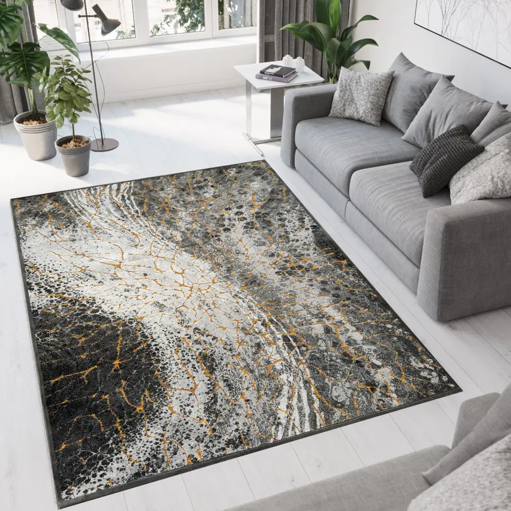 Ковер вискоза Рим 809X 75x150 см цвет серый CTIM STLM-2057397 - Вид №5