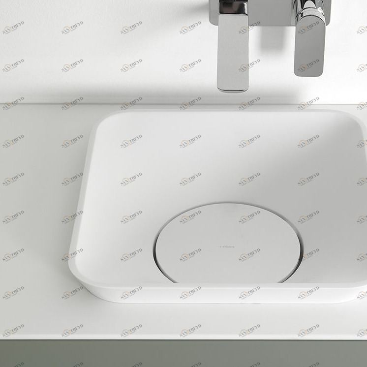 FL020 Накладная раковина под столешницу  овальная Inbani 