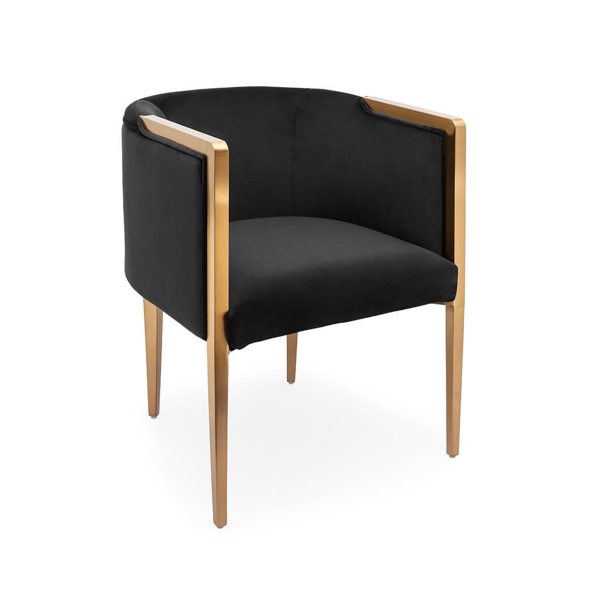 700421-90 ABHIKA СТУЛ GARDA ROUND MATT BLACK 