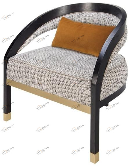 FRATO Кресло с подлокотниками из ткани  Fup010042aau 