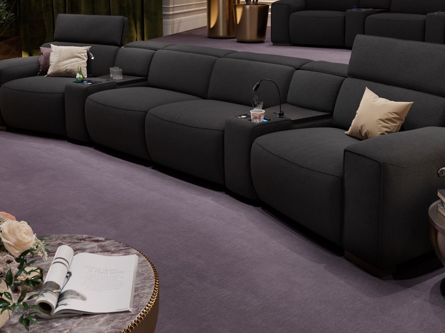 4-местный диван Sofanella LORETO KINO ARCH-00013050