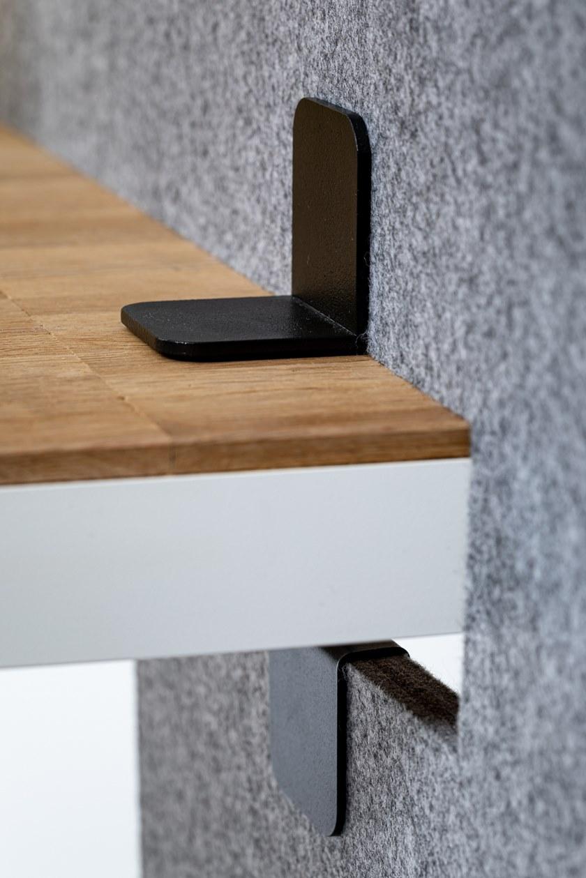 BuzziSpace Мобильная звукопоглощающая перегородка для рабочего стола из переработанного домашнего животного Buzzitripl sun-id-1379967 - Вид №7