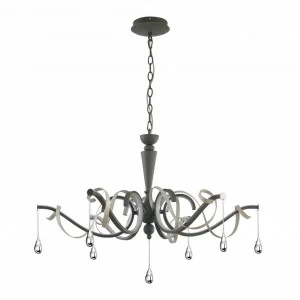 Подвесная светодиодная люстра Favourite Castro 2592-6P FAVOURITE ДИЗАЙНЕРСКИЕ, CASTRO 337077 Черный