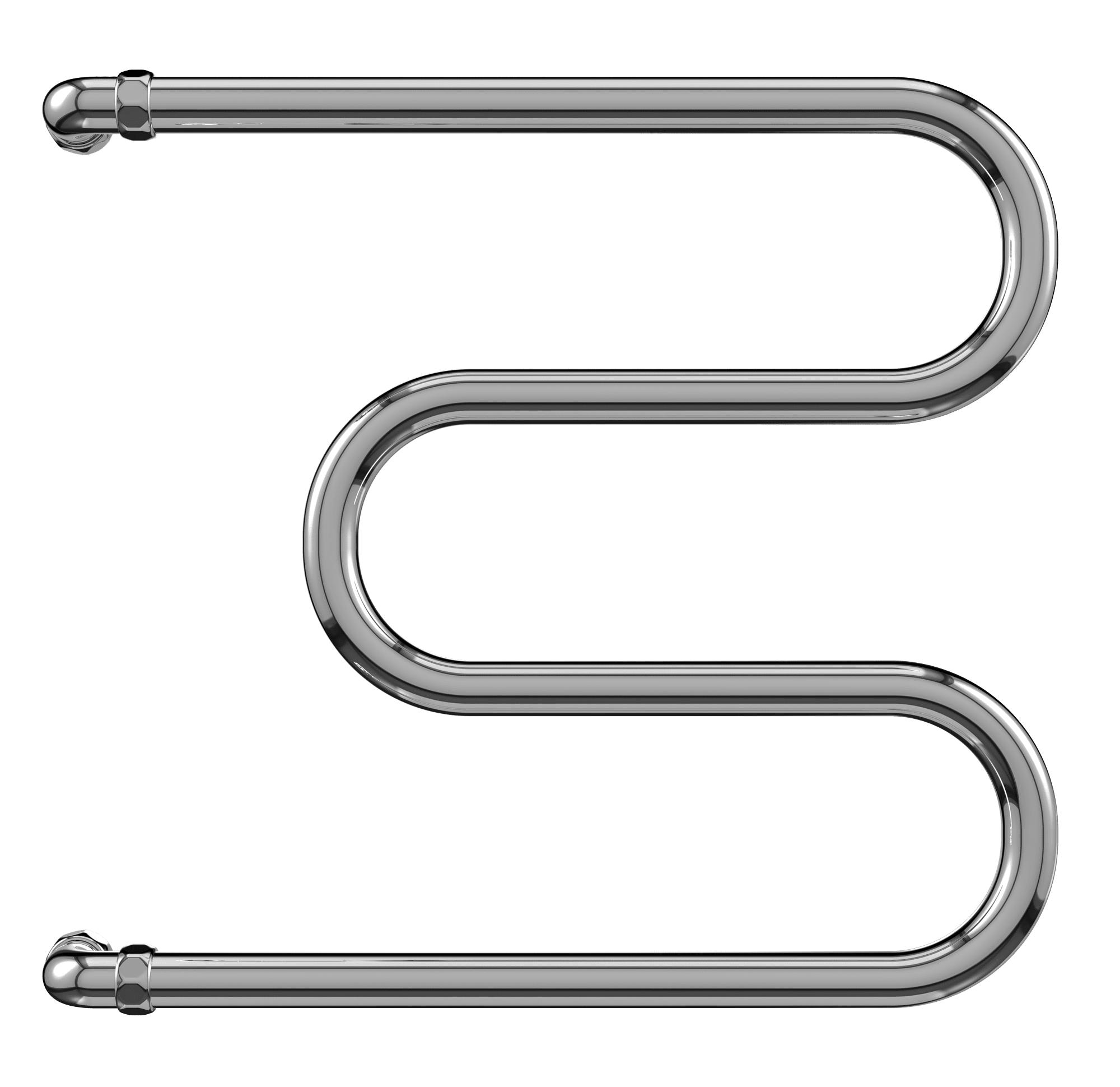 4620768888076 ЭКОНОМ Эконом М-обр AISI 25 500х400 Полотенцесушитель TERMINUS Нержавеющая сталь - Вид №1