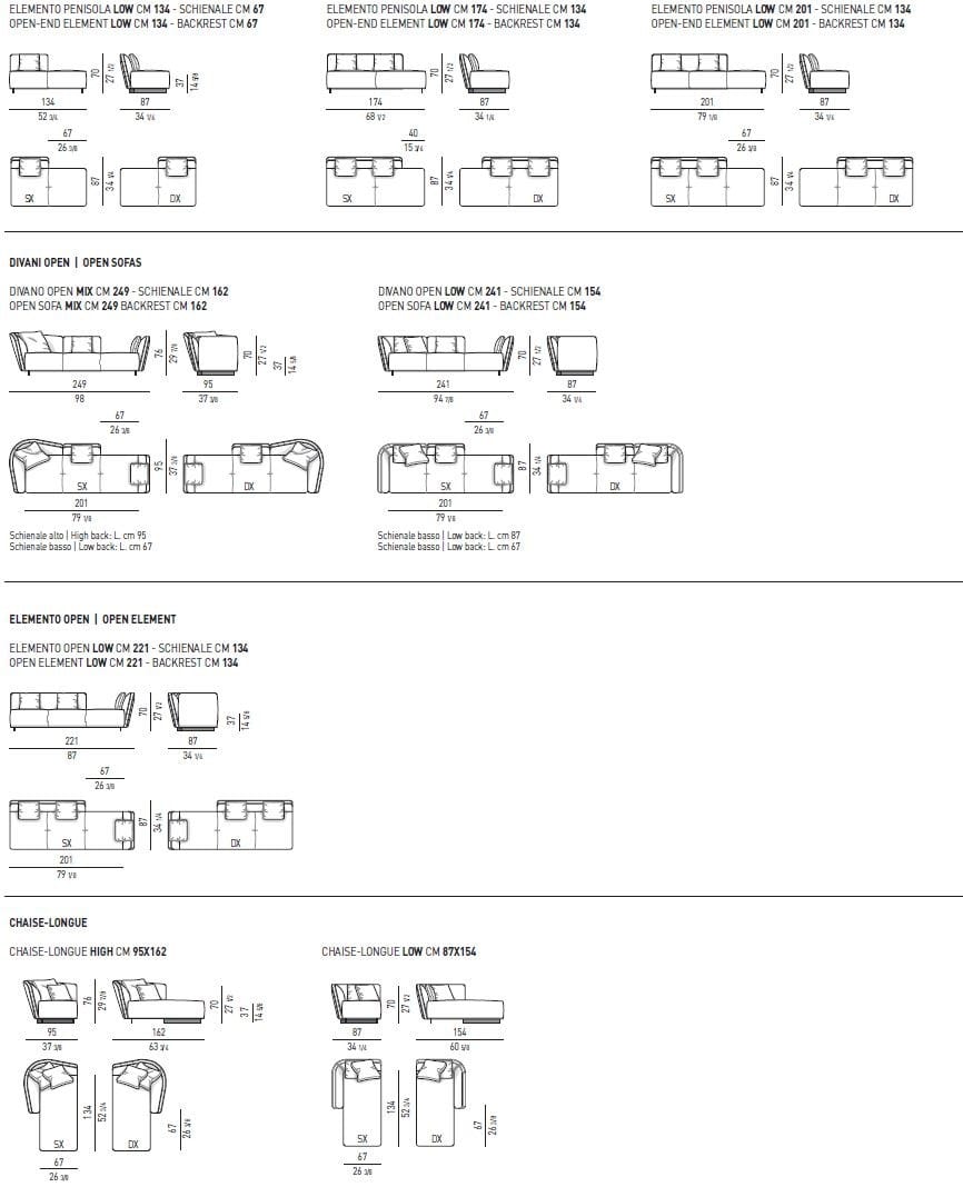 Кожаный диван Minotti LOUNGE SEYMOUR ARCH-00074718 - Вид №14