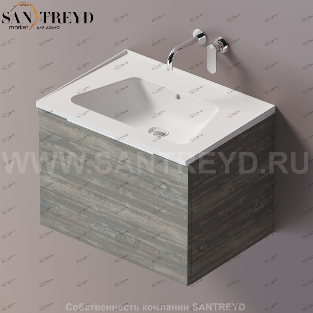 Flaminia BLOOM Тумба под раковину 70 см с 1 ящиком BBX805.WE Ceramica Flaminia