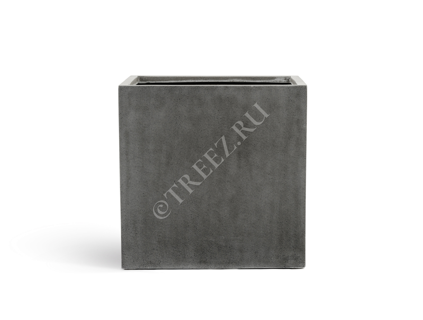 41.3317-02-005-GR/XL-20 Кашпо  Effectory - серия Beton - Куб (без вставок) - Тёмно-серый бетон Цветочная коллекция  - Вид №5
