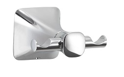 CE26(13) Gedy G-Cervino, крючок двойной, цвет хром