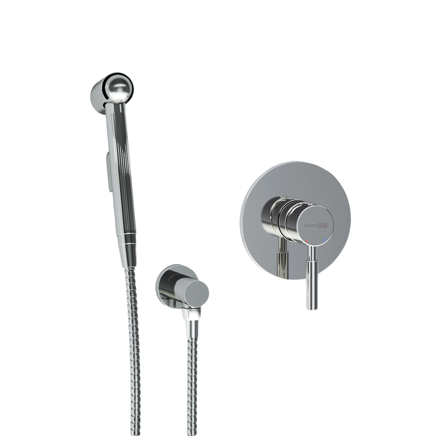 A14157 Встраиваемый комплект для биде со шлангом 120 см WasserKRAFT  - Вид №1