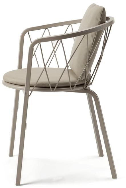 Vermobil Штабелируемый металлический садовый стул с подлокотниками Desiree De301 - Вид №9