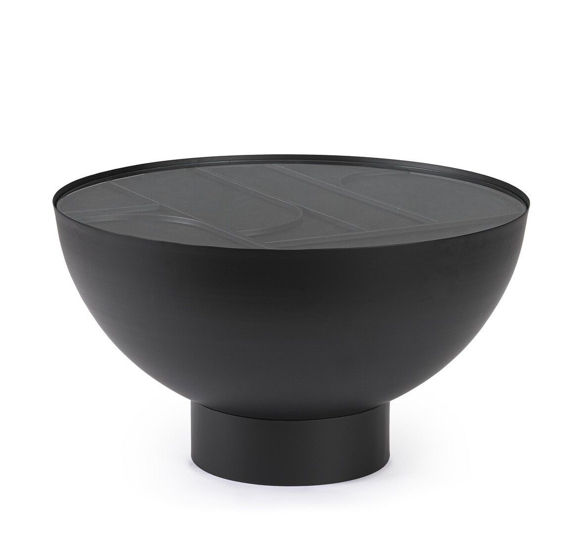 Круглый стальной журнальный столик с порошковым покрытием BIZZOTTO Archie ARCH-00150395 - Вид №5