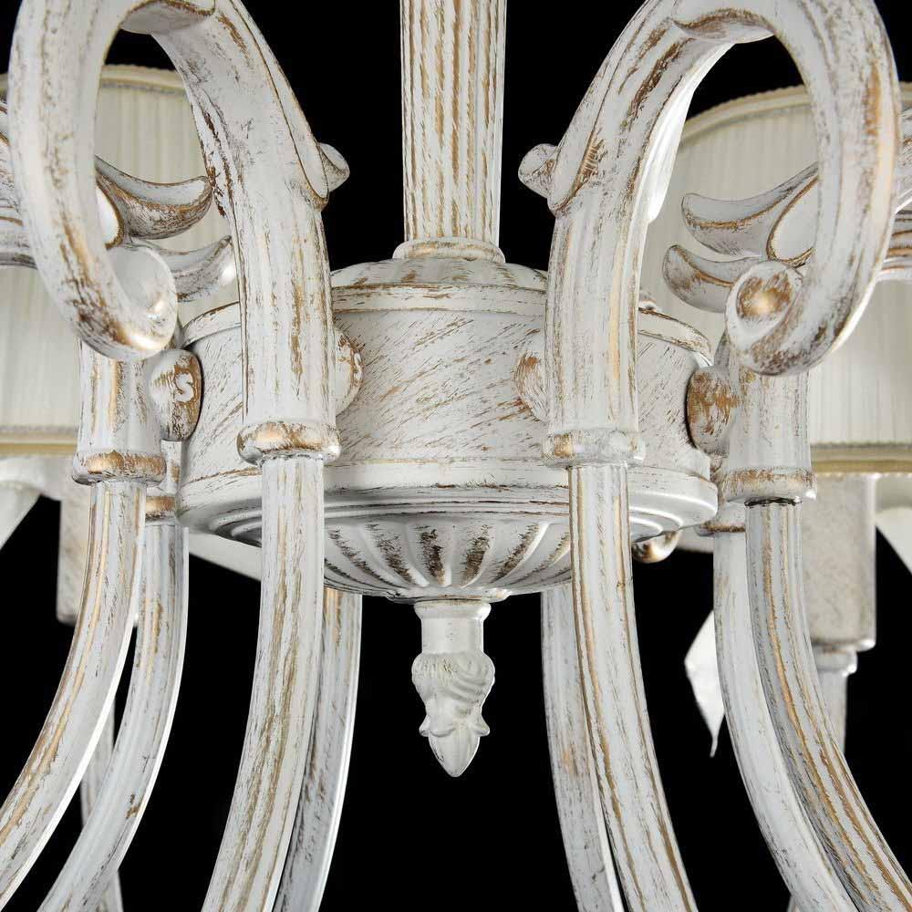 Подвесная люстра Freya Kate FR2749-PL-08-WG FREYA ДИЗАЙНЕРСКИЕ, KATE 186874 Белый  - Вид №1