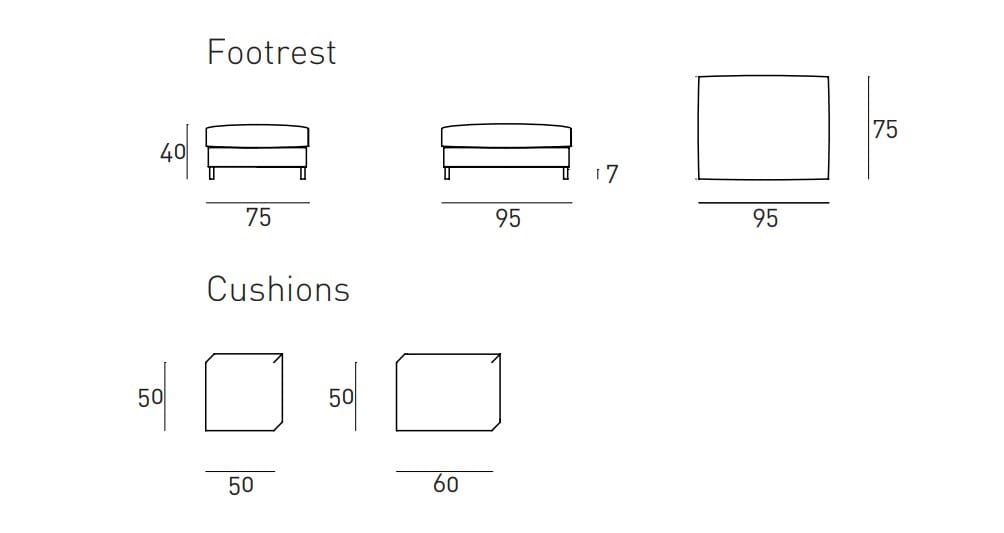 2-местный диван Living Divani сорочка ARCH-00122928 - Вид №8