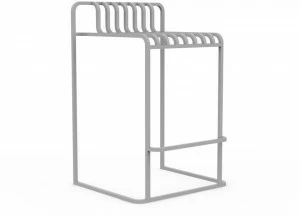 Diabla Высокий алюминиевый табурет с подставкой для ног Grill