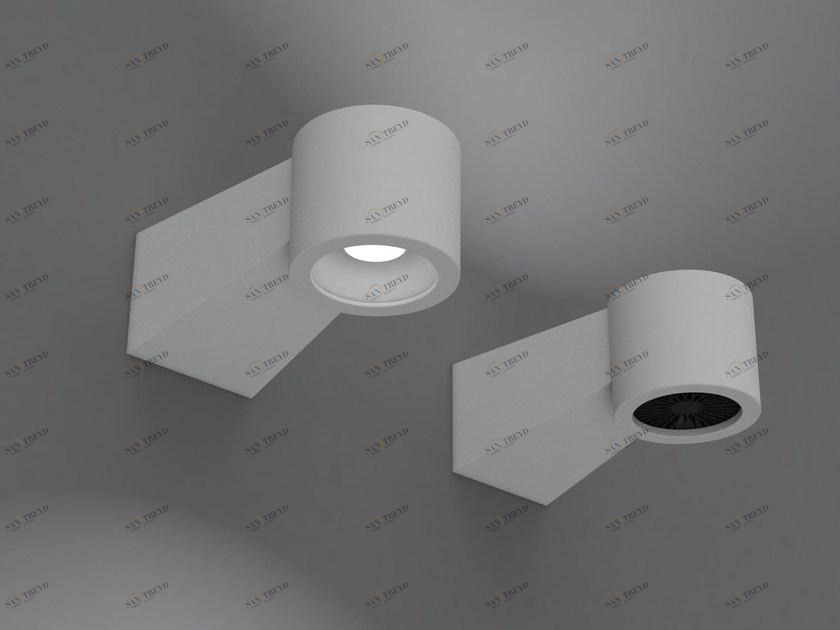 Martinelli Luce Настенный светильник светодиодный алюминиевый с диммером Q8-hp 1296/hp