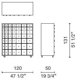 Cappellini Лакированный комод Progetti compiuti Pc_12  - Вид №1