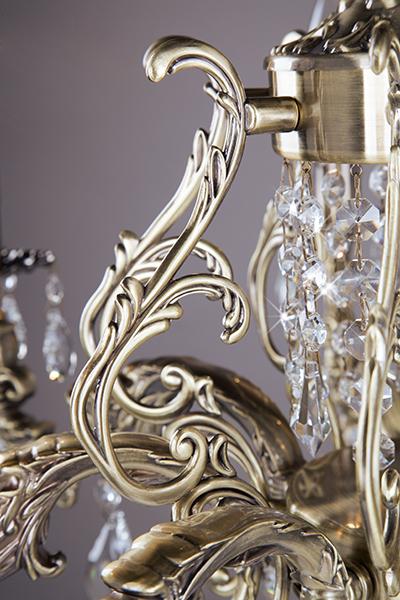 Подвесная люстра Bogates 212/8 Strotskis BOGATES ДИЗАЙНЕРСКИЕ 185801 Бронза  - Вид №3