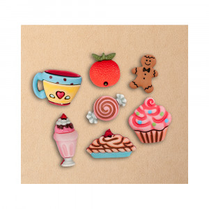 1012 Молд №052 силикон Еда HobbyPage