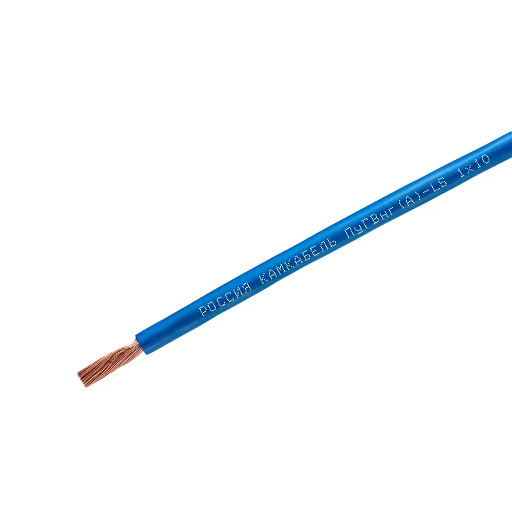 КАМКАБЕЛЬ ПУГВНГ(А)-LS 1x10 - силовой кабель для электромонтажа 84240356 STLM-1531497 - Вид №1