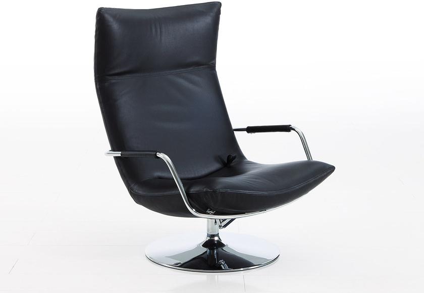 brühl Поворотное кожаное кресло с подлокотниками с высокой спинкой sun-id-1346674 - Вид №2