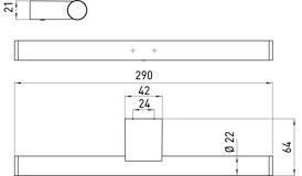 Emco Bad Двойной металлический держатель для бумаги System2 3505 001 01 - Вид №1