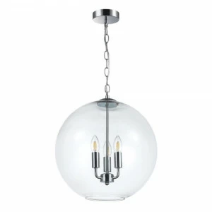 Подвесная люстра Favourite Bulla 2294-3P FAVOURITE ДИЗАЙНЕРСКИЕ, BULLA, ШАР 220422 Хром