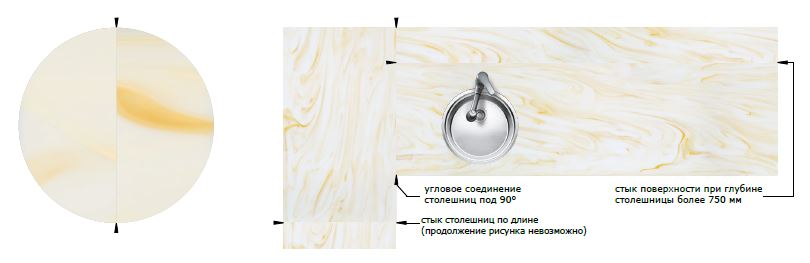 Столешницы для кухни - Транслюче Аннеси LIGRON LIST187 1822 - Вид №4