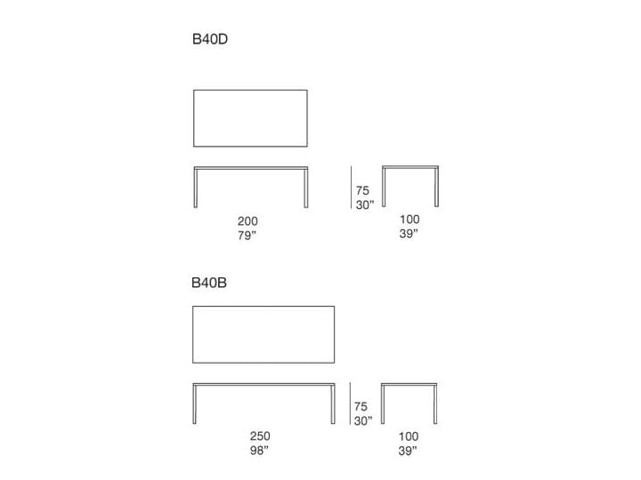 Деревянный прямоугольный садовый стол Paola Lenti ARCH-00108692 - Вид №3