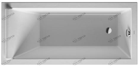 Duravit Прямоугольная акриловая ванна Starck 700331