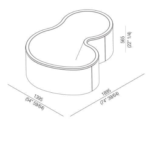 Мини-чаша с внешней структурой Agape DR ARCH-00095134 - Вид №3