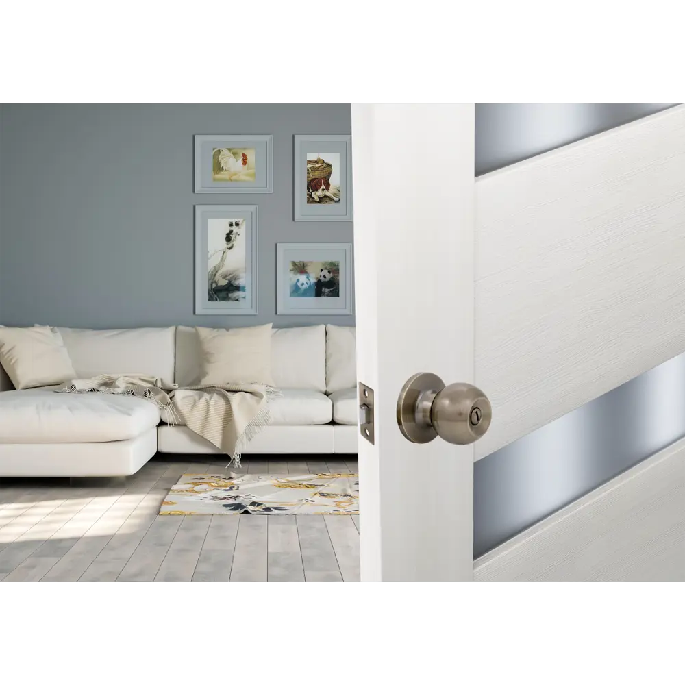 Santreyd Ручка-кноб для межкомнатных дверей с фиксатором, бронза 89347021 STLM-1476915 - Вид №4