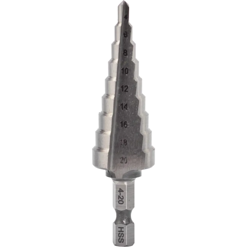 Ступенчатое сверло по металлу VIRA 4-20×75 мм 89377065 STLM-1567538 - Вид №1