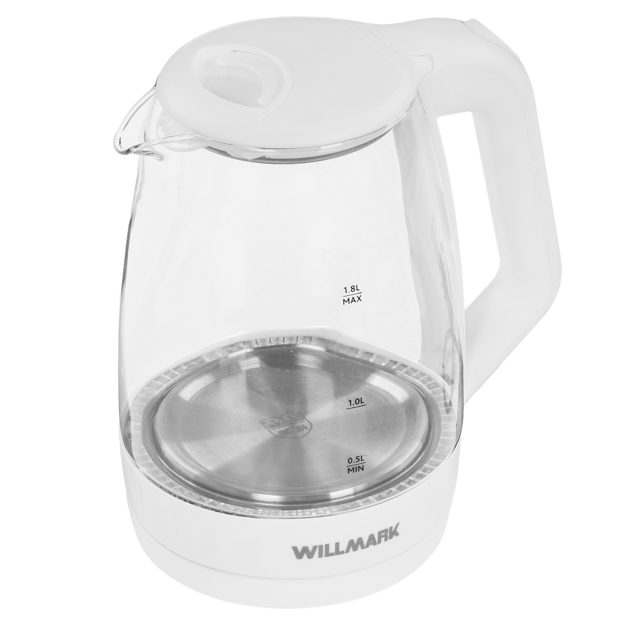 9269579 Электрочайник WILLMARK WEK-1823G белый STDN-0034666 - Вид №2