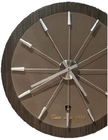 Tonino Lamborghini Casa Настенные кожаные часы sun-id-1435590 - Вид №1