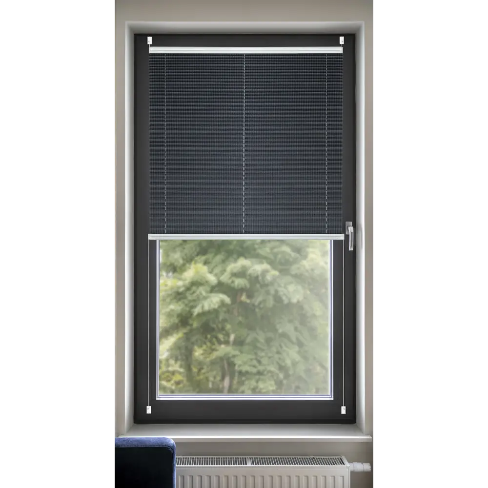 Штора плиссе 65x170 см жаккард графитовая 89411371 STLM-2107419 Santreyd  - Вид №5