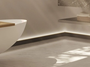 Плинтусы из полистирола с непрямым освещением