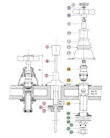 6119200018 Смеситель Bandini Old England Santreyd - Вид №1