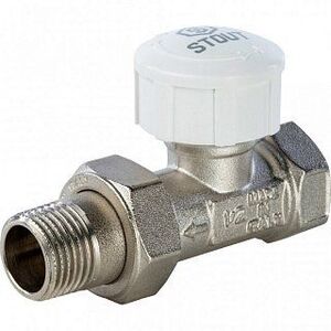Клапан термостатический прямой STOUT 1/2"