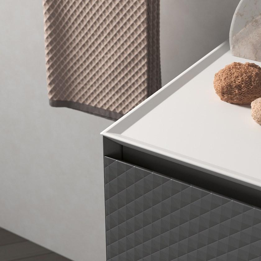 BMT Подвесная тумба под умывальник с ящиками Ikon Ik-12 - Вид №1