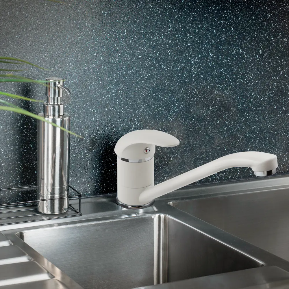 Смеситель для кухни Primavera Alta 13 см цвет белый 82126209 STLM-2116002 Santreyd PV-4